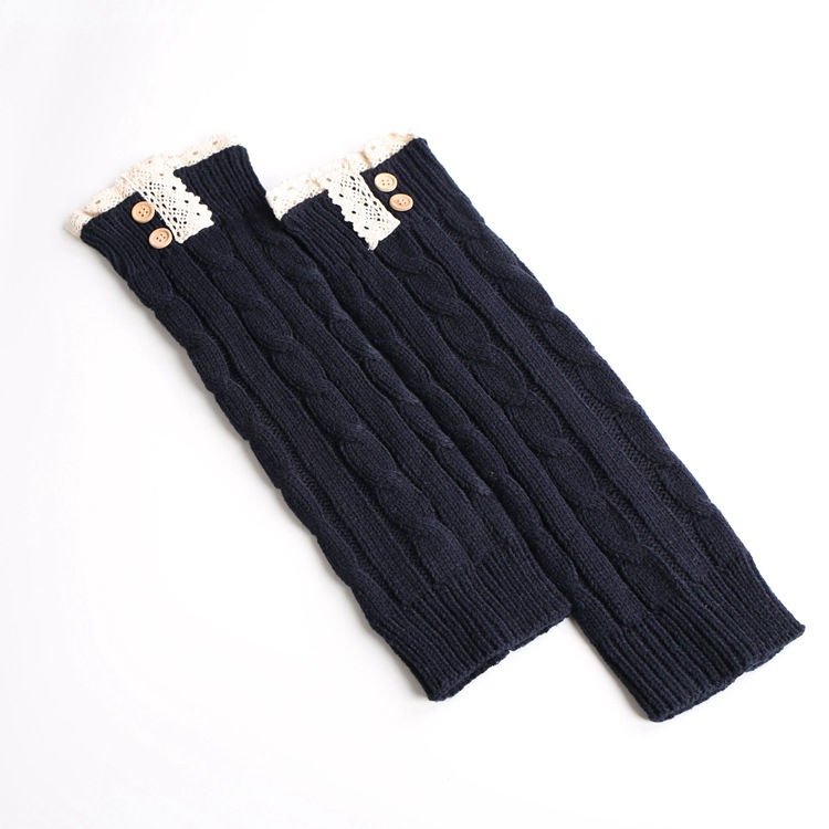 Selling Knitting Wool Leggings Warm Winter Boots Lace Socks Heavy Cannabis, 8